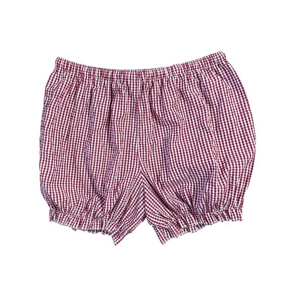 Cartouche Red Gingham Bloomers Shorts Size XL XLarge - Picture 2 of 5